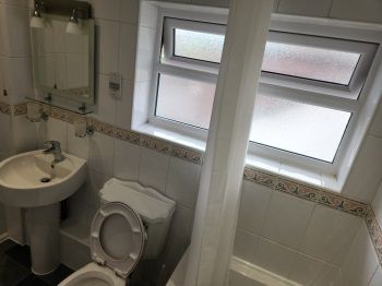 shared bathroom, first floor